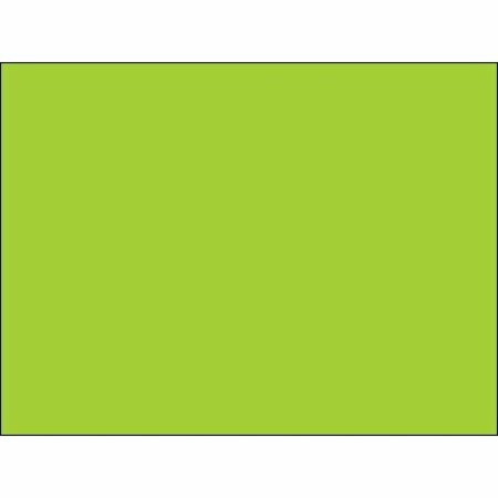 BSC PREFERRED 3 x 4'' Fluorescent Green Inventory Rectangle Labels S-2569G